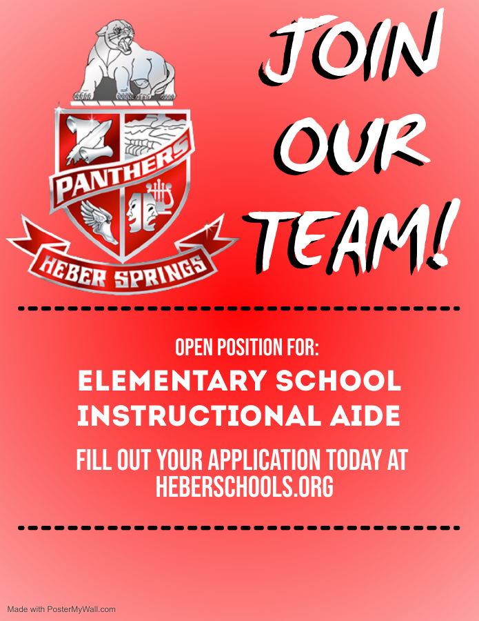 JOB OPENING FOR INSTRUCTIONAL AIDE