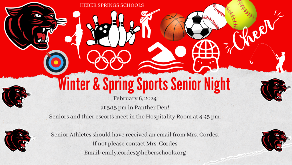 Winter & Spring Sports Senior Night