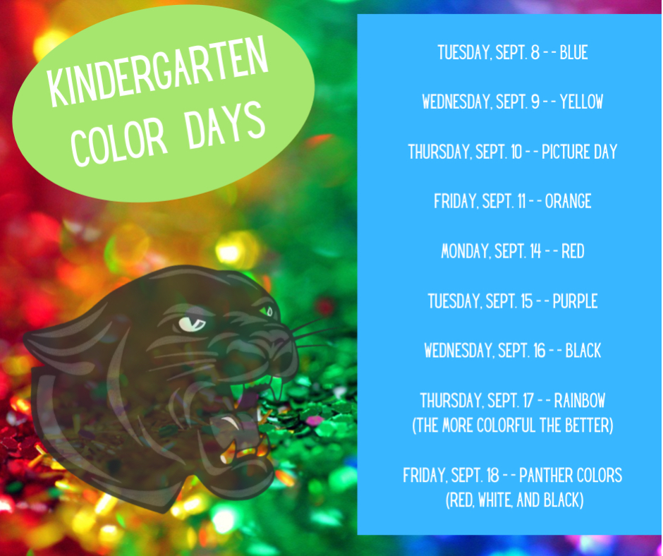 Kindergarten color days
